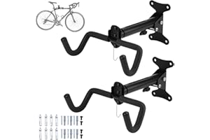 CYFIE Support Mural pour vélo Support pour vélo-Angle et distance réglables du mur, pliable Jusqu'à 25 kg pour le garage,le salon et l'appartement pour vélo,VTT