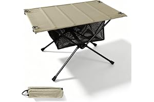 Chingcoo Campingbord vikbart – fällbord campingbord justerbar höjd ultralätt stabil aluminium utomhusbord bärbart 40 kg lastb