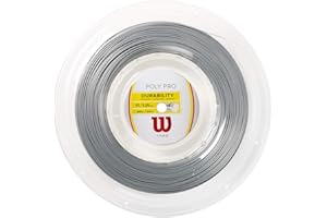 Wilson Corde de Tennis Poly Pro String de Raquette Unisexe