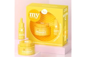 7DAYS Ensemble De Soins De La Peau Avec Sérum À La Vitamine C Et Crème Pour Le Visage - Ensemble Cadeau De Soins De La Peau Coréens Pour Femmes Et Adolescentes