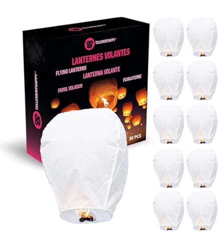 Lanterne Del Cielo, Lanterne Volanti Illustrazione Di Stock