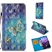 Produktbild Huawei P20 Pro Hülle,Huawei P20 Pro Handyhülle,Roreikes Premium PU Leder Wallet Flip Case Schutzhülle Ledertasche Lanyard Strap Bookstyle Ständer Kartensätze Handytasche Magnetverschluss Etui Credit Card Slots (6.1 Zoll)