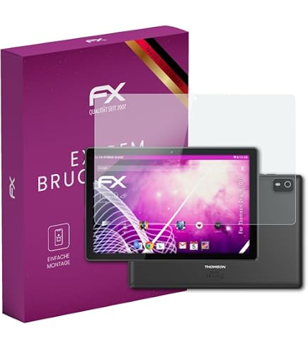 atFoliX Protection Écran Film de verre en plastique compatible avec Thomson Hero 11 Verre film protecteur, 9H Hybrid-Glass FX Protection Écran en