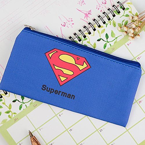 Korea Creative stationery cartoon lovely stationery Pen Bags pouch bills Bag Pen Bags B6 paper bag-bag which Superman 4014