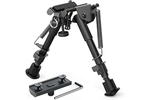 Feyachi Bipied Fusil Tactique 6-9 Pouces avec Adaptateur M Lock pour la Chasse