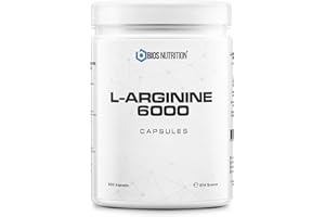 ‎BIOS NUTRITION L-Arginin 300 Kapseln vegan - 6000 mg reines L-Arginin je Tagesdosis - Ohne Zusatzstoffe - BIOS Nutrition (Made in Germany)