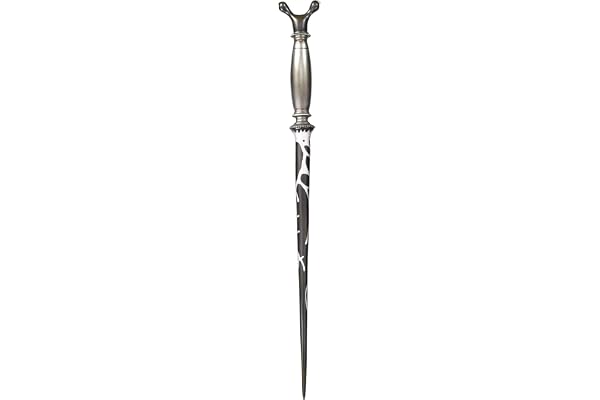The Noble Collection - Professor Horace Slughorn Character Wand - 13.7in (35cm) Harry Potter Wand with Name Tag - Harry Potter Film Set Movie Props Wands