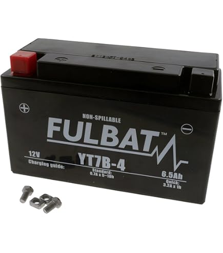 Batería GS GT7B-4 (equivalente A Yamaha YT7B-BS) 12V - Para Moto, Scooter, Quad, Jet-ski