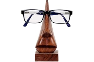 storeindya Face Sculpture Wire Metal Mesh Glasses Holder Copper (Design 13)