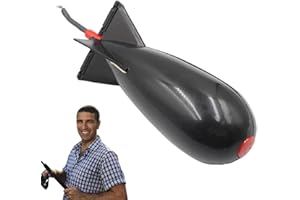 Qutalmi Bombe Spod De Pêche, Carpe Pêche Alimentateur, Environmental Carp Fishing Bait Rocket, Carp Bait Thrower Portable Bait Bomb Fishing, Conteneur De Support D'appât De Leurre Flottant