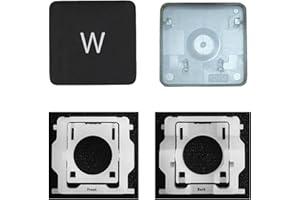 CTBDZ Individuelle Tastenkappe mit Scharnier Ersatz für (M1 M2) MacBook Pro A2141 A2251 A2289 A2338 A2442 A2485, ersetzt MacBook Air A2179 A2337 A2681 Tastatur-Tastenkappe (W-Taste)