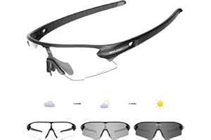 SCVCN Fotocromatici Occhiali Da Ciclismo Uomo Donne TR90 Occhiali Da Sole Sportivi Anti-UV 400 Chiaro Occhiali MTB Bicicletta Accessori Che Corrono Corsa Guida Occhiali Bici