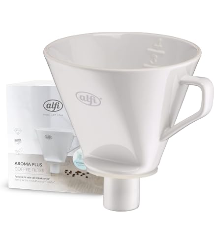 Filtre à Café En Porcelaine CILIO Taille 6 - Diamètre 16 Cm - Pour Filtres Papier Standard - Fabriqué En Allemagne