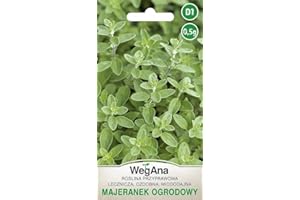 WegAna Semillas de Mejorana 0.5g, Semillas de Hierbas Robustas Semillas de Hortalizas Semillas de Cultivo Hierbas de Cocina Balcón & Jardín Especias