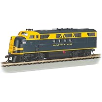 Bachmann Trains - F7A DCC Ready Locomotora - Santa FE - Azul y