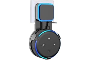 SPORTLINK Support Mural pour Nouvel Dot (3ème génération), Espace-Économique Wall Mount Stand pour Votre Maison-Enceintes Intelligente, Idéal Dot Accessoire Câble Caché (Noir)