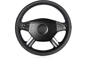 MEWANT Funda de Volante para Mercedes Benz W164 Clase M ML350 ML500 2005 2006 / X164 GL-Class GL450 2006-2009 / W164 M-Class