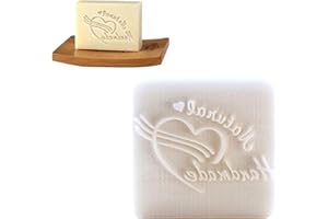 FUNRELAXER DIY Soap Stamp Resina timbro sapone timbro naturale fatto a mano sapone albero modello di stampa sapone fatto a mano Personalità resina mini timbro fare il sapone