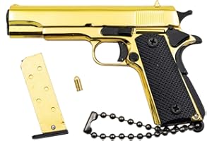 Zhongren 1911 Tactical Mini Pistola Keychain 1:3 Metal Gun Shape Keychain con parti mobili Realistico Gun Model Collection Pendant Bag Charm per gli uomini Army Fan Gift