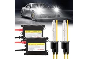 Chemini Kit Xenon H1 HID 55W 6000K Bianco per Auto Abbaglianti/Anabbaglianti Sostituire Kit di Lampadina Allo Xeno o Lampada Alogena