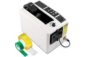 CUPCHID Dispenser automatico di adesivo,dispenser di nastro adesivo da tavolo, larghezza nastro 7-50 mm, lunghezza 20-999 mm, trasporto e taglio automatici