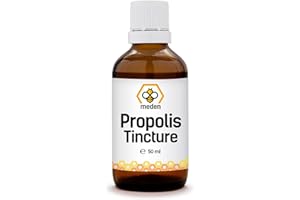 MEDEN Natural Propolis Tincture 30% - 50ml - Support for The Skin, Throat and Mouth