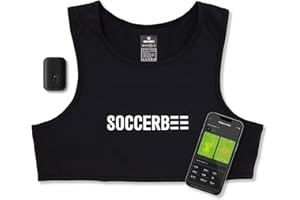 SOCCERBEE-BEE PRO 2 - Sports GPS Tracker & Vest for Outdoor Sports | 30days trial included & Subscription Requierd | Soccer Training Equipment | Fitness Tracker (size Extra Small)