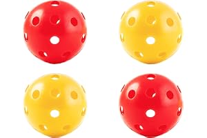 Bandito Original Funhockey Tunierbollset, väderbeständig, spelbar på alla ytor, barn och tonåringar, för skollag, röd