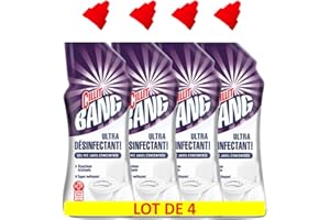 CILLIT BANG Lot de 4 Gels WC Nettoyant Surpuissant Javel - 750 ml