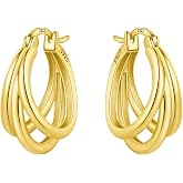 Pendientes Mujer Plata de Ley 925 Pendientes Aros Peque&ntilde;os pendientes de Oro Hipoalerg&eacute;nicos para Mujer, Regalos de Joyer&iacute;a