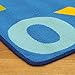 Superb Kids / Childs Rug Blue Multi Coloured Large Alphabet Educational 200cm x 300cm (6'6 x 9'9 approx)