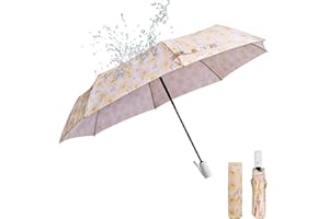 Cooloutdoors Regenschirm Sturmfest Faltbarer - 210T Stoff wasserdicht Männer und Frauen Brolly Regenschirm Klein und Tragbar Langlebige Faltbare Taschenschirm