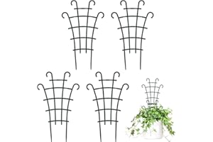 Xinjoduz Kratka dla roślin pnących, 4 sztuki, do roślin pokojowych, z tworzywa sztucznego, pomoc do wspinaczki, kratka do roślin pnących