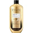 Eveline Cosmetics Gold Lift Expert Luxury Nourishing Body Milk with Hydra Luxury Molecular Technology, 24k Gold & Caviar Therapy, 350 ML