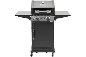 Char-Broil Gas BBQ Advantage CORE B 2-burner Barbecue with TRU-Infrared Technology, Folding Side Shelves, Cast Iron Grates - Ideal for Outdoor Cooking, Garden, Balcony and Patio