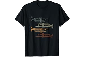 MUSIQUE JAZZ TROMPETTISTE IDÉE CADEAU TROMPETTE Retro Trompette T-Shirt
