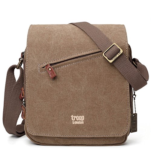 Troop London Lona Bolsa bandolera TRP0238 - marrón