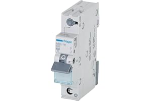 Hager MCS120 °C Type 1P 1 Module (S), Circuit Breaker, Circuit Breakers (50/60 Hz; 25 – 60 °C; -25 – 80 °C)