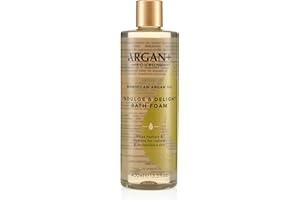 ARGAN+ 5 OIL BLEND Argan+ Indulge & Delight Bath Foam, Moroccan Argan Oil Vegan Bubble Bath, 400ml