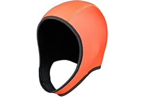 Aymzbd Surfing Hooded Diving Cap 3mm Neoprene Thermal Swimming Cap for Canoeing