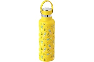Super Sparrow Borraccia Termica, Ultraleggero Acciaio Inox 18/10 Bottiglia Termica - 350ml, 500ml, 750ml - Senza BPA Borracce, Thermos per Bambini, Scuola, Sport, Campeggio, Yoga, Palestra, Ciclismo