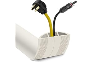 JAHOMFAI Canalina per Cavi da Pavimento, Canalina Passacavi Calpestabile, per Cavi di Alimentazione, Facile da Tagliare per Casa, Ufficio, Scuola, Concerti