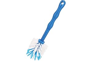 Wundermix Cepillo Lavaplatos para el Recipiente de Mezcla Thermomix, Cepillo Robusto para Limpiar el Thermomix, Cepillo para Lavar con cerdas delicadas de Nylon Que se Puede Colgar, 1 Pieza, Azul