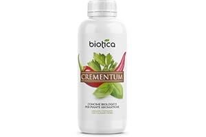 BIOTICA Concime Biologico Liquido per Peperoncino e Piante aromatiche – 1 Litro - CREMENTUM Fertilizzante consentito in Agricoltura Biologica - basilico, prezzemolo, rosmarino, origano, salvia, menta