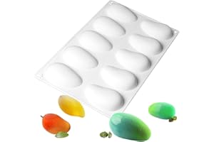 OCPO KITCHEN Moule Silicone Gâteau 3D Fruits, Moule à Mousse Cake, Moule à Pâtisserie en Silicone avec 8 Cavités pour Glace Chocolat Gelée Pâtisserie Dessert Savon