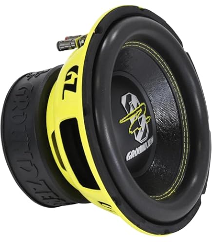 Ground Zero GZHW 25XSPL-D2 Subwoofer 25cm - 2500W Max Power Für Extremen Bass