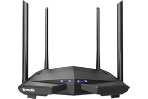 Tenda AC10U AC1200 Dual Band Gigabit Wi-Fi Router, a USB 2.0 Port, MU-MIMO, 4 Gigabit LAN Ports, 867Mbps/5 GHz+ 300Mbps /2.4GHz, Beamforming+, Power-saving