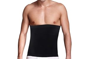 ULTNICE Herren Abnehmen GüRtel - Bauch Shaper FüR MäNner Fitness Bauchweg GüRtel Bierbauch Body Shaper GrößE L (Schwarz)