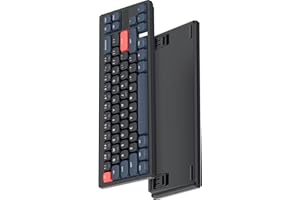 ‎MAGIC-REFINER MAGIC-REFINER RKL680 Ultra cienka bezprzewodowa klawiatura mechaniczna, 2,4 GHz/Bluetooth, Apex Pro Mini 60% klawiatura do gier, 68 klawiszy klawiszowych o niskim profilu dotykowym, do