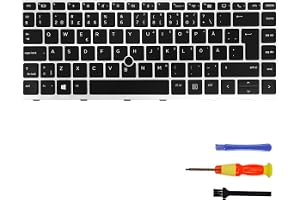 Bakgrundsbelyst tangentbord för HP EliteBook 840 G5, 846 G5, 745, 840 G6, 14u G5 (Sverige)